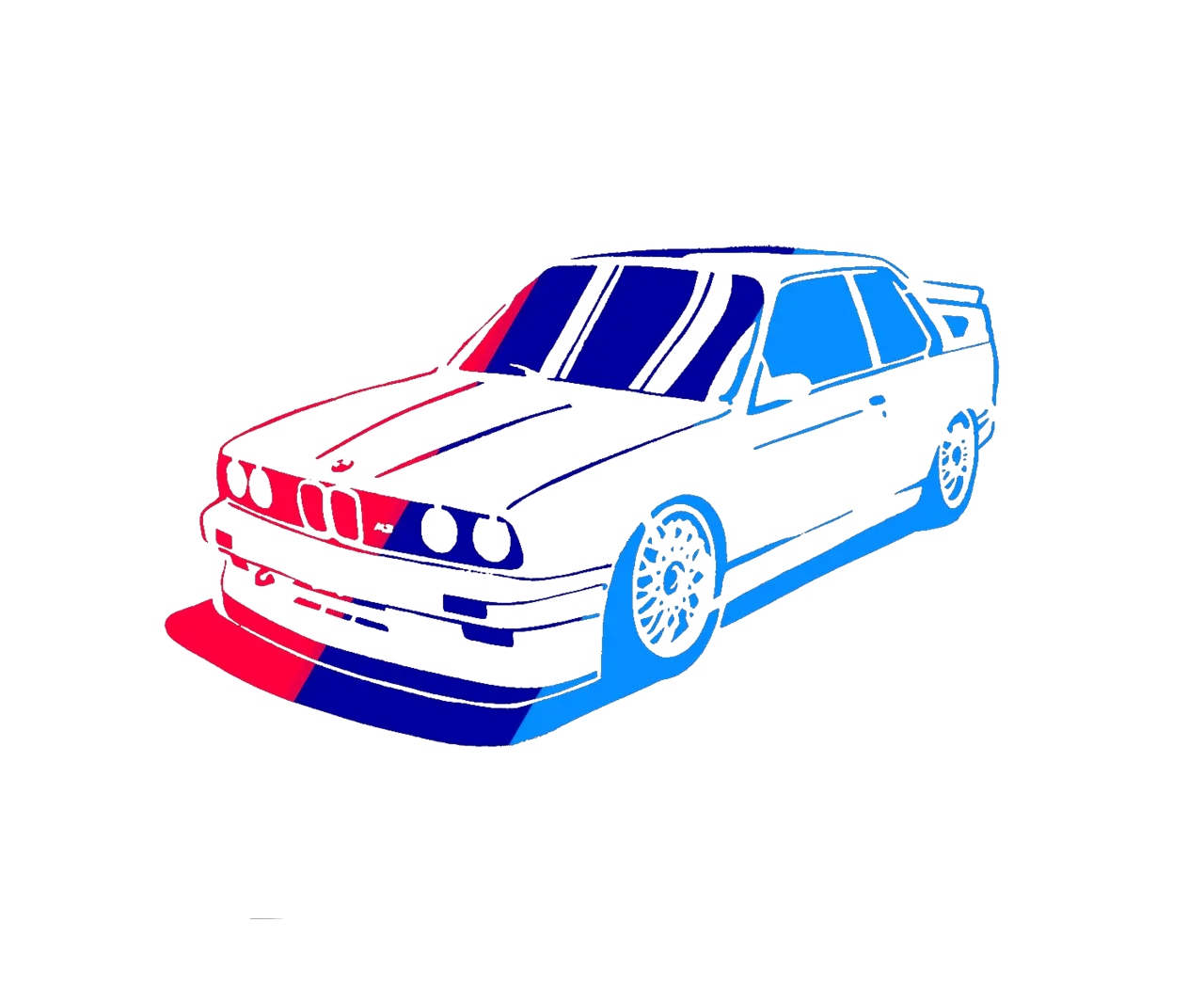 Download Free Png Art Car Vector Bmw M3 Series Dlpngcom Bmw Art Car Vector Bmw Logo Vector