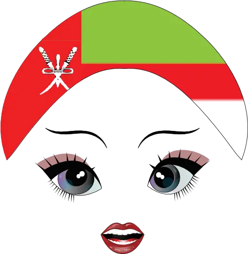 Pretty Omani Girl Smiley Emoticon Clipart I2clipart Warren Street Tube Station Png Oman Flag Png