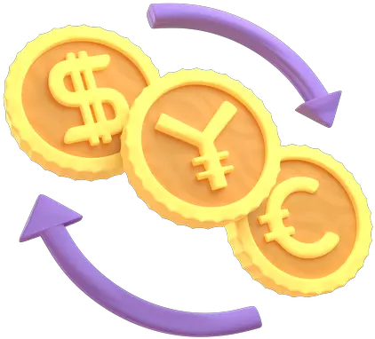 Currency Icon Download In Glyph Style Money Exchange 3d Icon Png Currency Icon