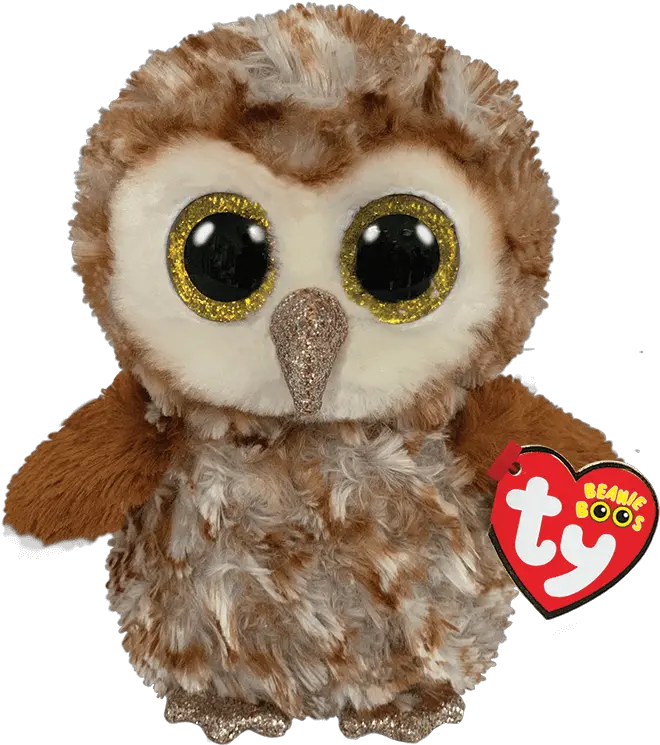 Percy Brown Tipped Barn Owl Barn Owl Beanie Boo Png Barn Owl Png