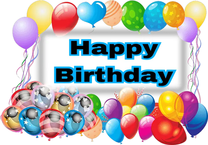 Happy Birthday Balloons Png Transparent Background Cute Happy Birthday Wishes In Hindi Birthday Balloons Png png