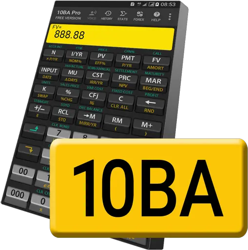 10ba Professional Financial Calculator Apps On Google Play Financial Calculator Png Calculator Transparent Background