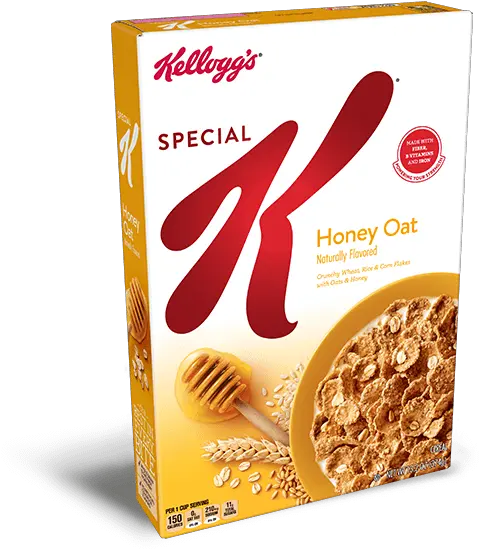 Kelloggu0027s Special K Honey Oat Cereal Special K Oats And Honey Png Oatmeal Png