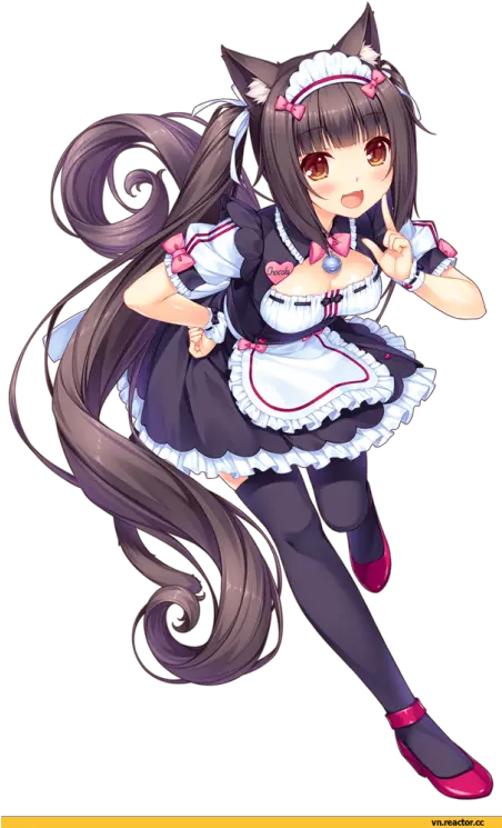 Download A Cute Chocola Art By Sayori Chocola Nekopara Nekopara Chocola Png Sayori Png