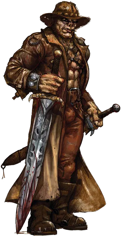 Download Half Dnd 5e Half Orc Barbarian Png Orc Png