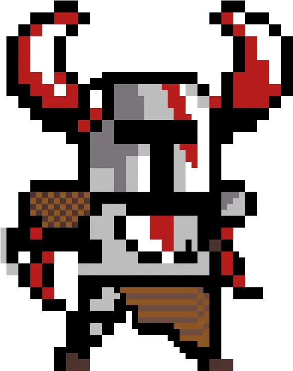 Pixilart God Of Shovel Shovel Knightkratos By Anonymous Shovel Knight Sprites Png Kratos Logo