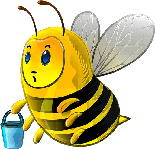 Bee0010working Free Download Abeja Manzana Png Bee Icon