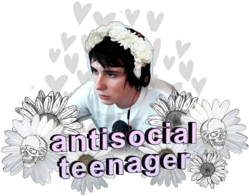 Dan Howell Tumblr Transparent Antisocial Tenager Png Dan Howell Png