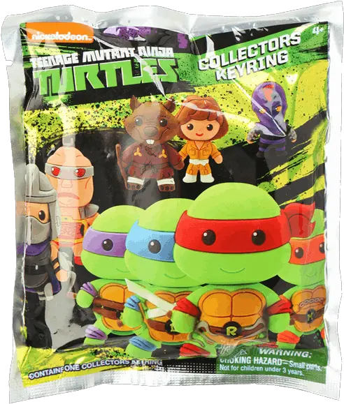 Teenage Mutant Ninja Turtles Blind Rubber Collectoru0027s Keychain Single Pack Lego Png Ninja Turtle Logo