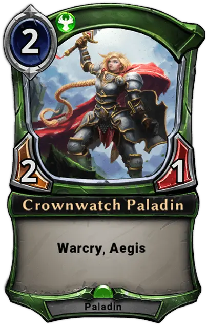 Download Hd Eternal Card Game Crownwatch Paladin Transparent Eternal Hooru Png Paladin Png