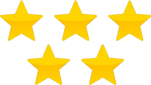 Five Star Yellow Icon Png And Svg Five Stars Icon Rating Stars Icon