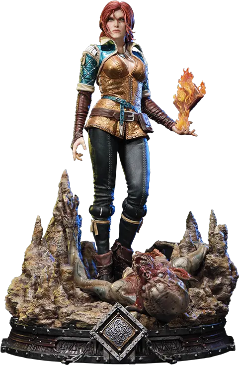 The Witcher 3 Wild Hunt Triss Merigold 1000716 Png Triss Statue Witcher Png