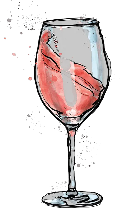 Rose Wine Champagne Glass Png Wine Transparent