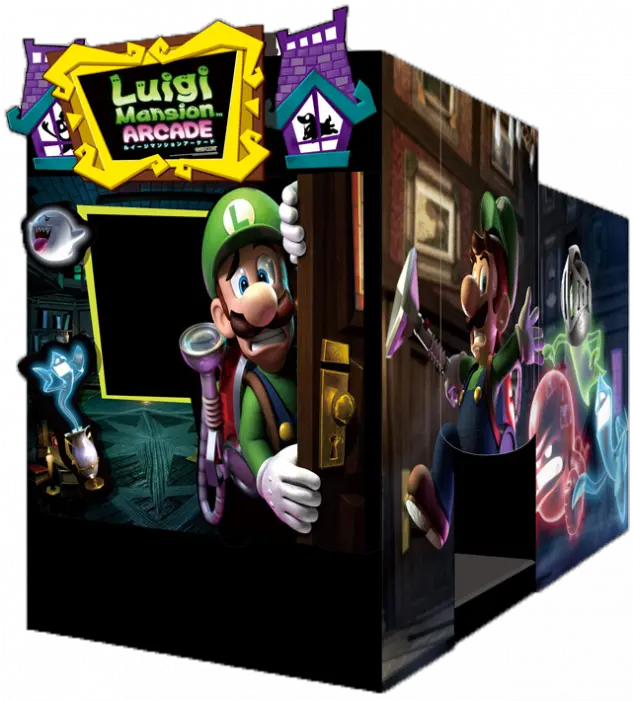 Sega Amusements Luigiu0027s Mansion Arcade Mansion Arcade Game Png Luigi Head Png