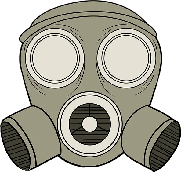 Draw A Gas Mask Gas Mask Ww2 Drawings Easy Png Gas Mask Transparent
