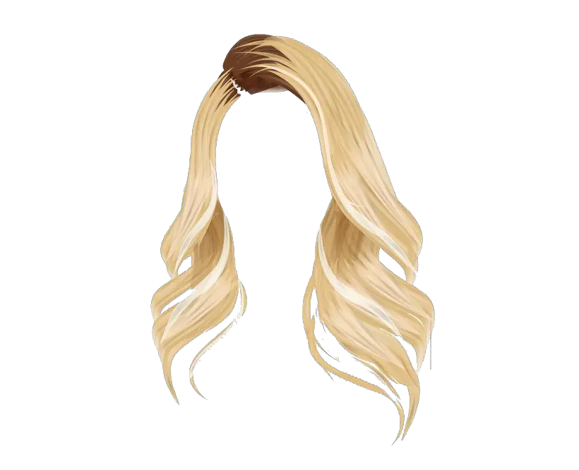 Wig Brown Color Stardoll Hair Human Hq Blonde Hair Drawing Png Wig Transparent Background