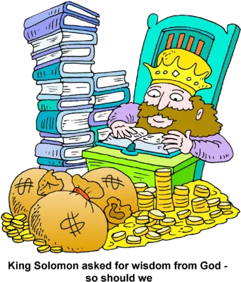 Image King Solomon With A Pile Of Money 1672273 Png King With Money Cartoon Stack Of Money Png