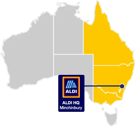 Aldi Recruitment Australia Map Png Aldi Logo Png