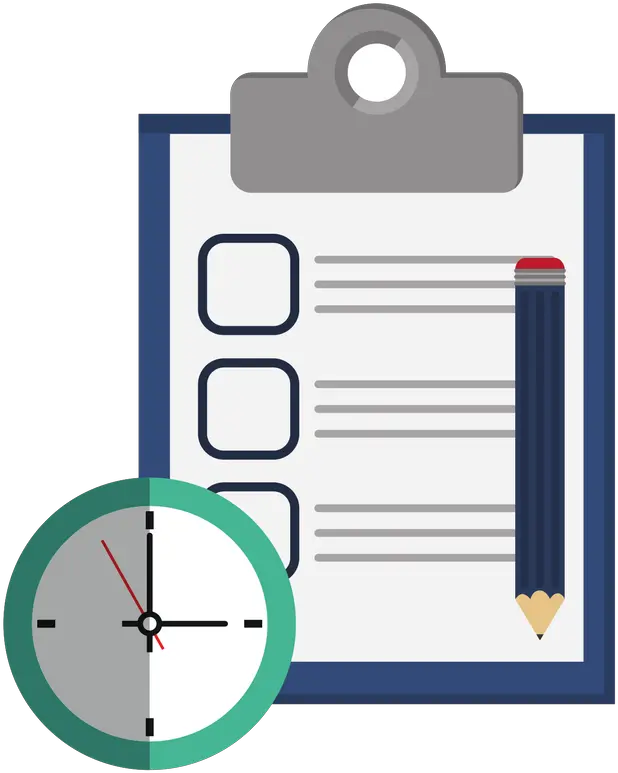 Conclusion Clipart Project Clock And A Checklist Png Conclusion Png