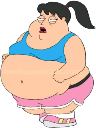 Png Svg Free Library Family Guy Fat Woman Fat Guy Png