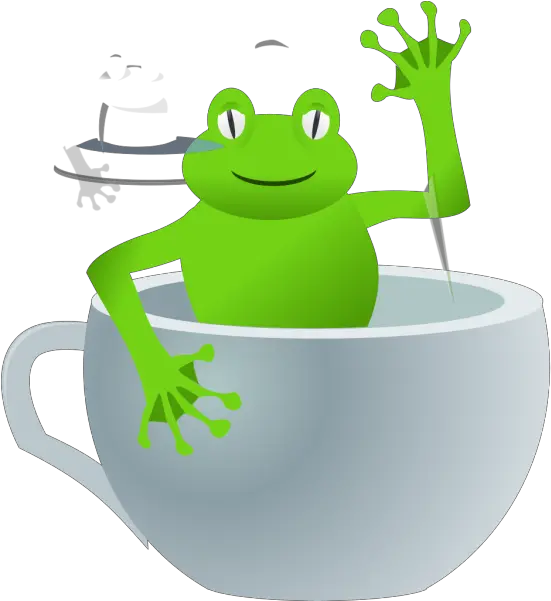 Frog In Tea Cup Png Svg Clip Art For Web Download Clip Serveware Frog Icon Png