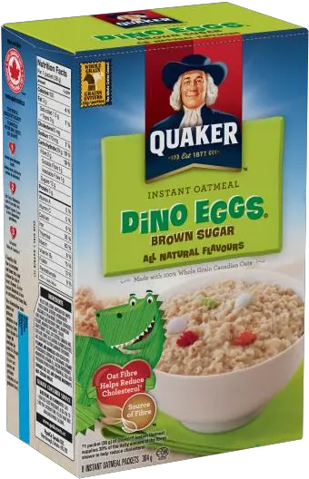 Dinosaur Egg Quaker Dino Eggs Brown Sugar Instant Oatmeal Dinosaur Egg Oatmeal Png Oatmeal Png