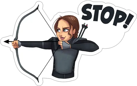 Viber Sticker Games Target Archery Png Hunger Games Png