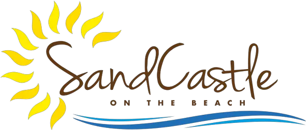 Download Sand Castle Beach Logo Png Png Image Sand Castle On The Beach Logo Beach Logo