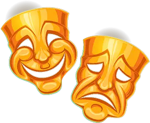Mime Drawing Theatrical Mask Teatro Simbolo Png Drama Masks Png