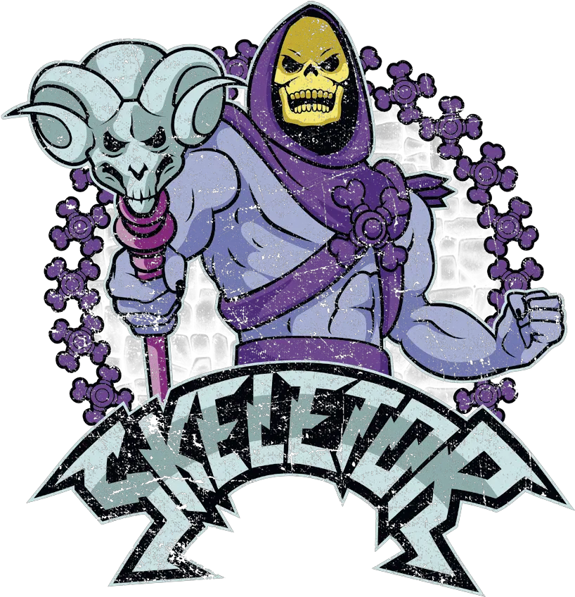 Universe Skeletor Mens Long Sleeve Skeletor Cartoon Png Skeletor Png