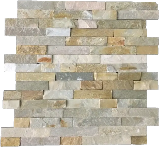 Golden Sand Quartzite X 24 Stone Wall Png Stone Wall Png