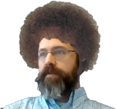 Josh Tapley Afro Png Bob Ross Png