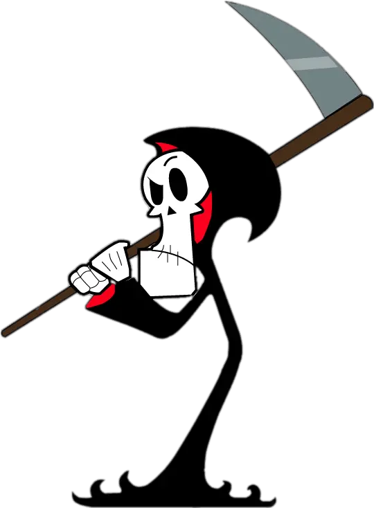 Grim Reaper Holding Scythe Png Image Billy And Mandy Reaper Scythe Png