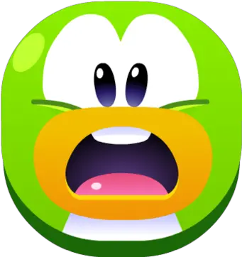 Emojis Club Penguin Emote Neutral Png Shocked Emoji Png