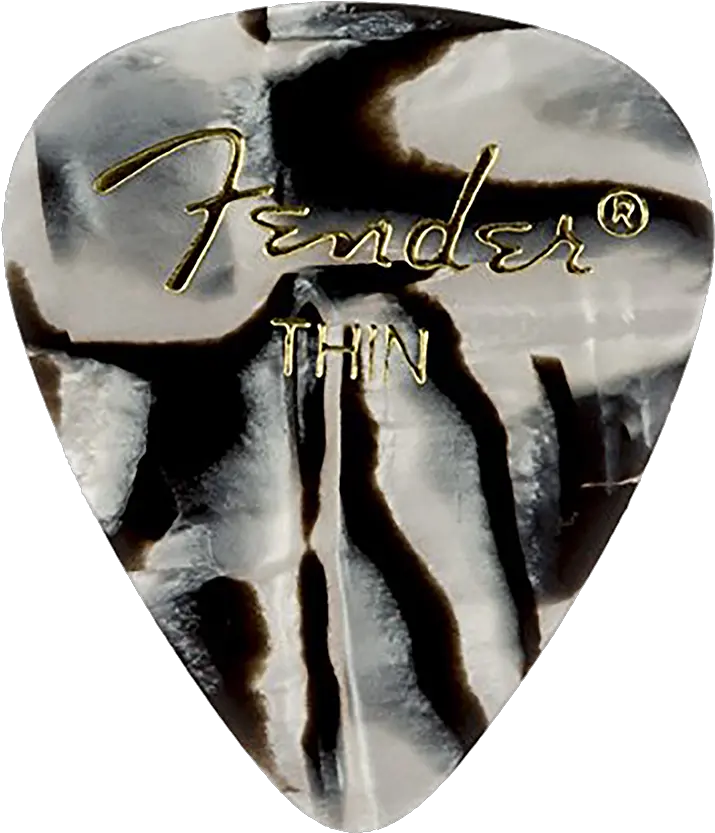 Download Fender 351 Shape Graphic Thin Fender 1980351201 Png Guitar Pick Png