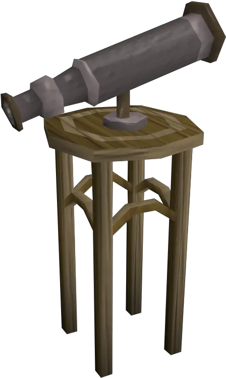 Teak Telescope The Runescape Wiki Bar Stool Png Telescope Png