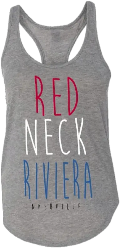 Redneck Riviera Ladies Heather Grey Tank Top Active Tank Png Tank Top Png