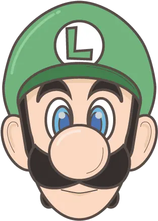 Smash Brothers Luigi Mario Bros Head Png Luigi Head Png