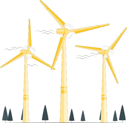 Wind Turbine Customizable Cartoon Illustrations Bro Style Energia Eolica Animada Freepick Png Windmill Icon Vector