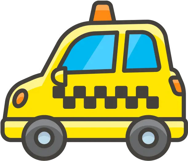 Taxi Emoji Icon Png Transparent Freepngdesigncom Imagen De Un Taxi Animado Taxi Icon Png