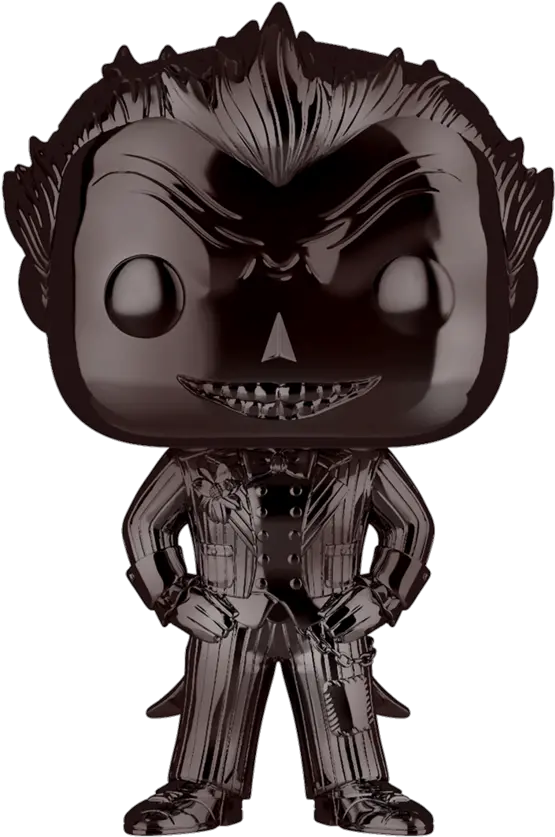 The Joker Funko Vinyl Png Scary Chrome Icon Png