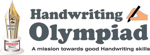 Handwriting Olympiad Olympiad Handwriting Competition Png Hand Writing Png