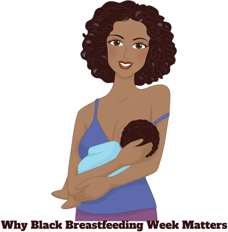 Download Transparent African American Baby Png Black Black Women Breastfeeding Week Afro Transparent