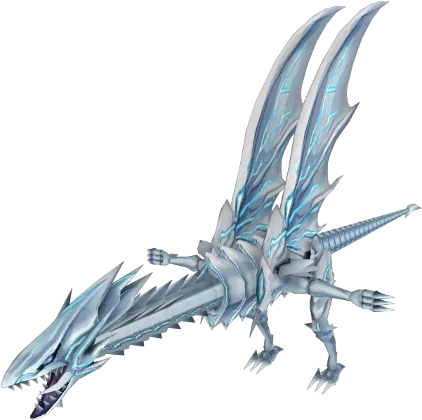 Download Hd Zip Archive Blue Eyes White Dragon 3d Model Png White Dragon Png