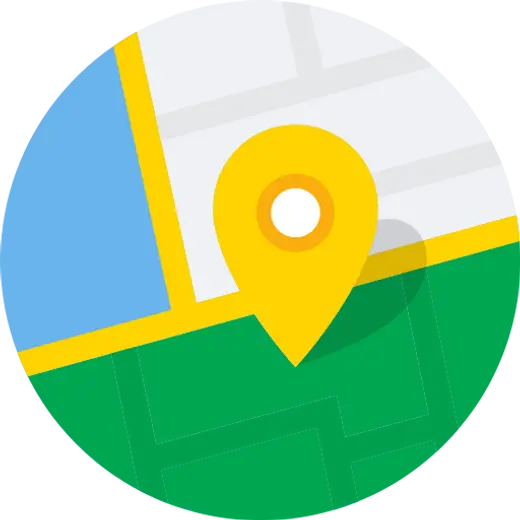 Rounded Maps Location Free Icon Of Maps Icon Circle Png Location Png