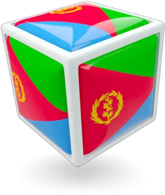 Cube Icon Illustration Of Flag Eritrea Vertical Png Cube Icon Png