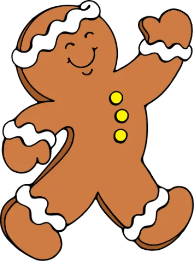 Gingerbread Man Running Clipart 1 Transparent Background Gingerbread Man Clipart Png Running Clipart Png