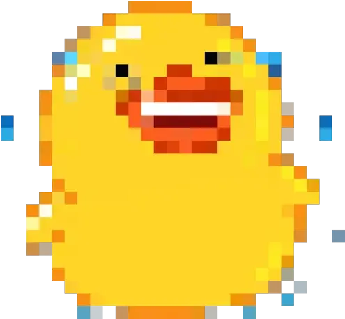 Rofl 8 Bit Duck Telegram Stickers Happy Png Duck Discord Icon