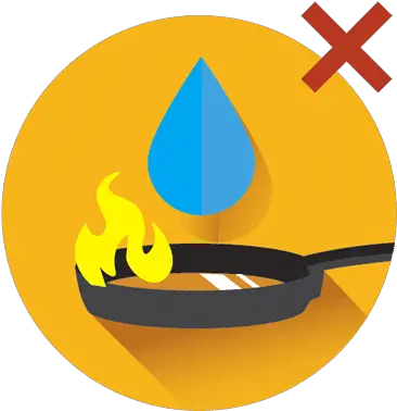 Cooking Fire Safety Never Put Water On A Cooking Fire Png Cooking Oil Icon