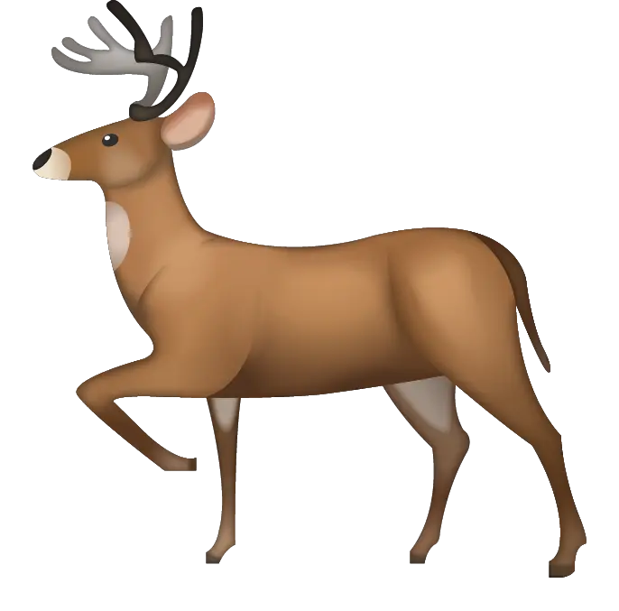 Cow Emoji Iphone Transparent Png Deer Emoji Cow Emoji Png